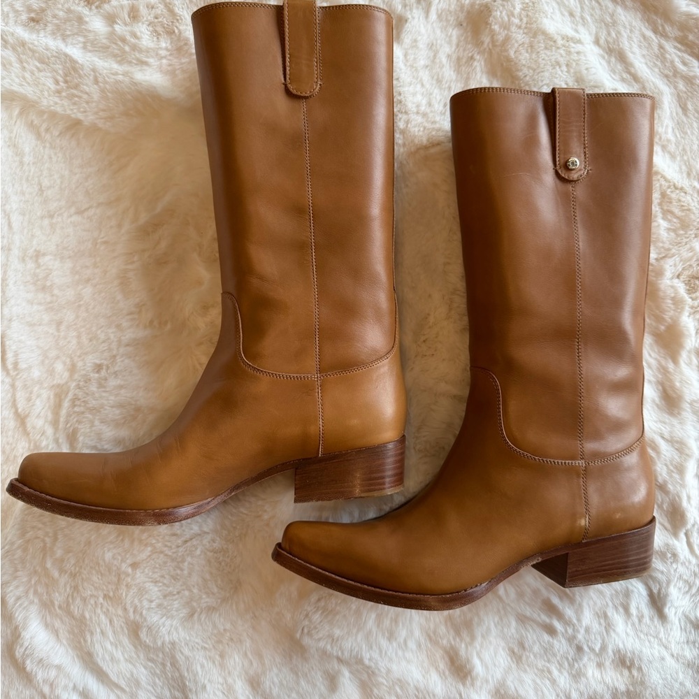Jimmy Choo Women’s Babel Calf Boot in Tan Sz 38.5. Authentic! - Picture 6 of 7